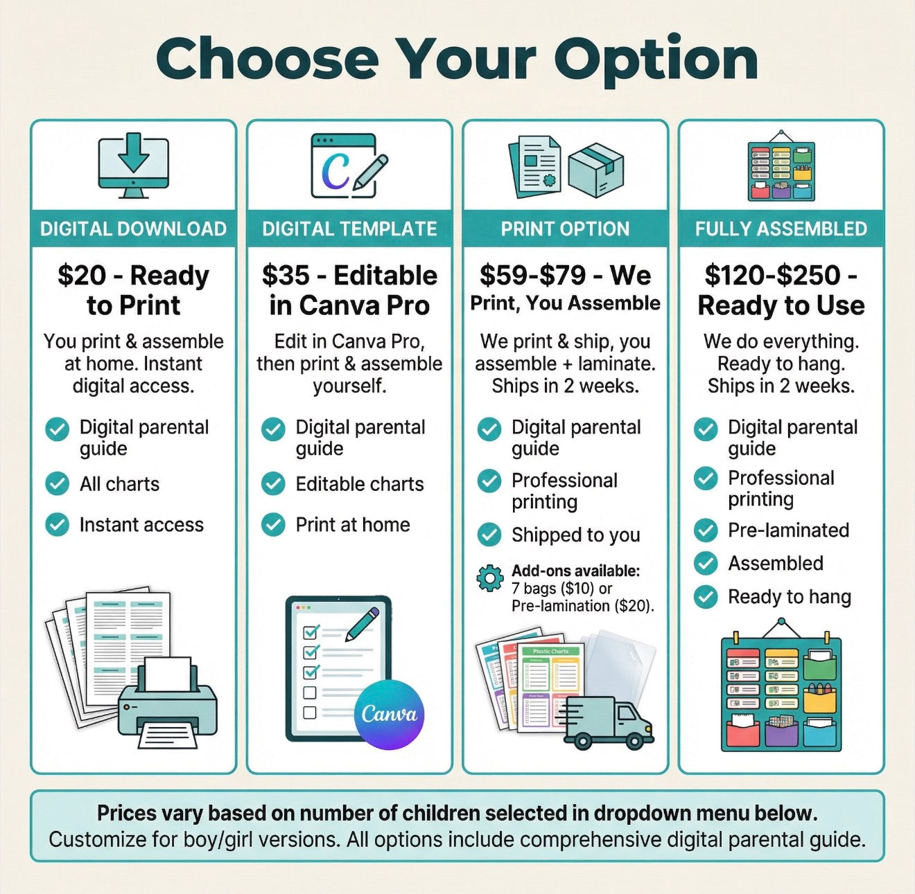 Independent Kids Routine System