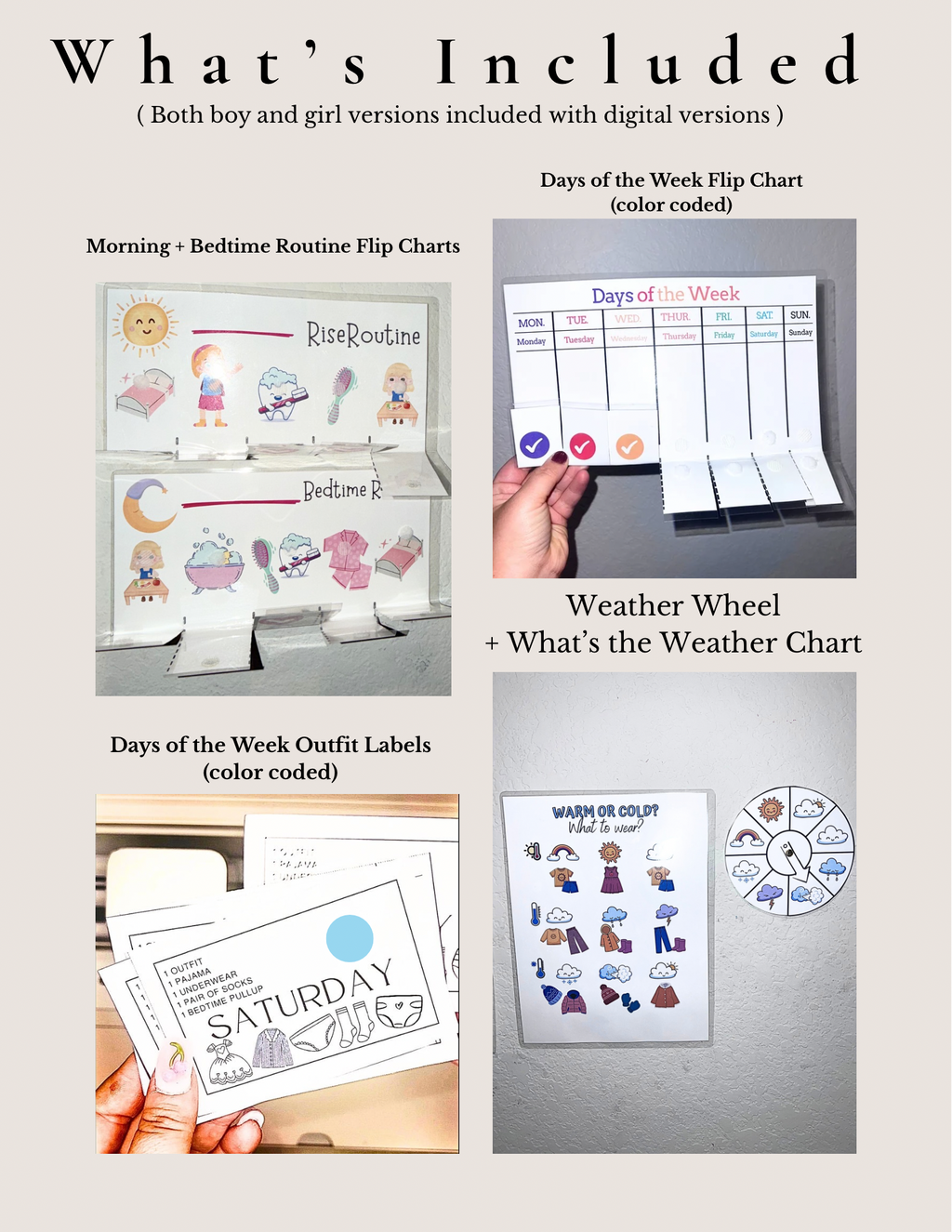 Independent Kids Routine System