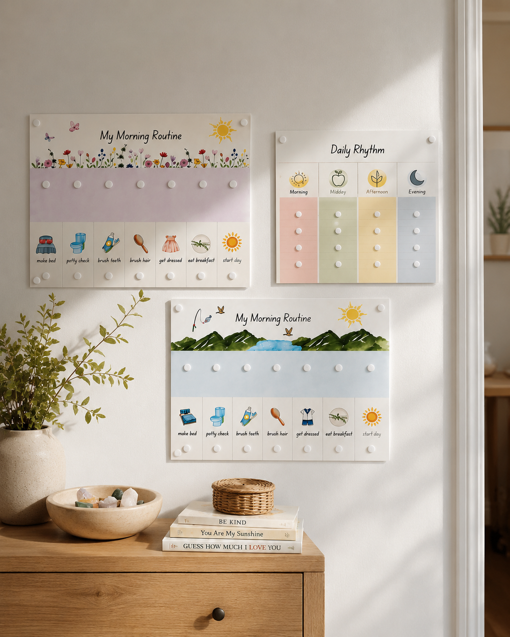 Morning Reset System | Simple Visual Routines for Calm, Independent Kids