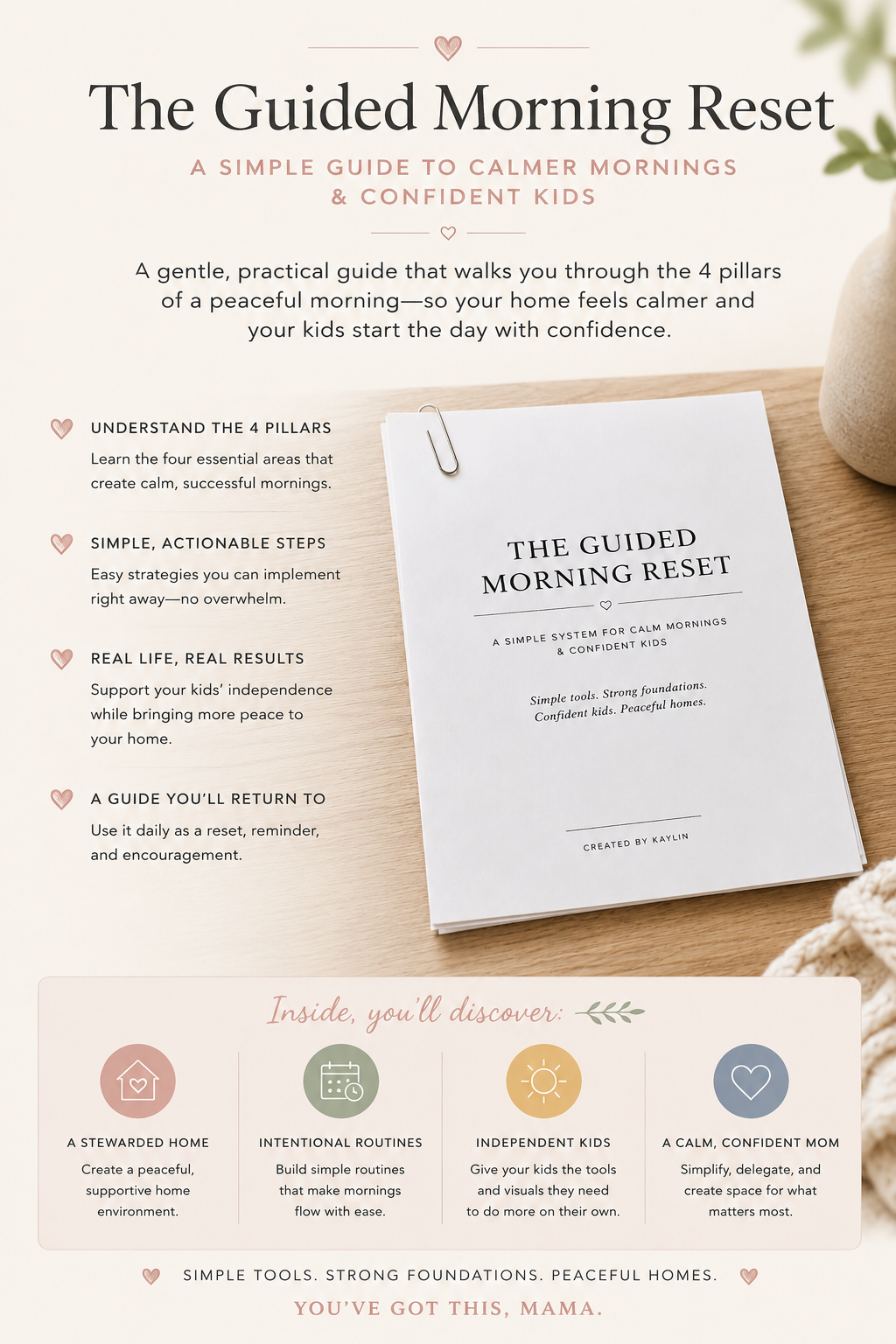 Morning Reset System | Simple Visual Routines for Calm, Independent Kids