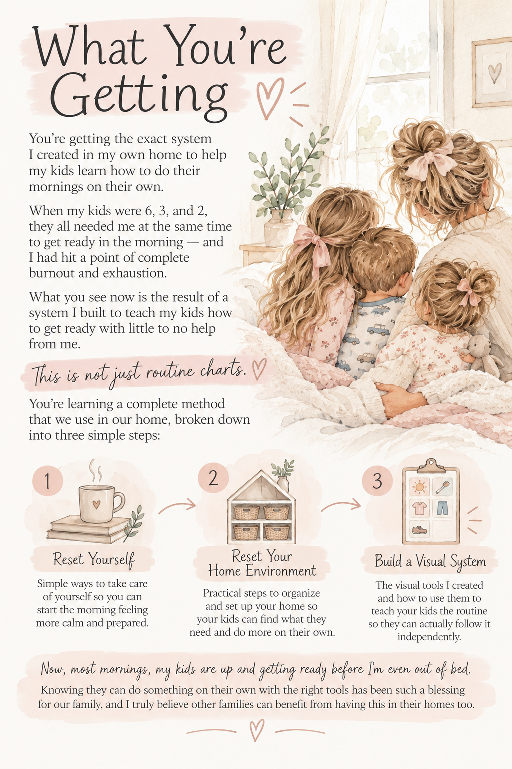 The Morning Builder’s Blueprint™ | Build a Morning Routine Your Kids Can Follow Without You